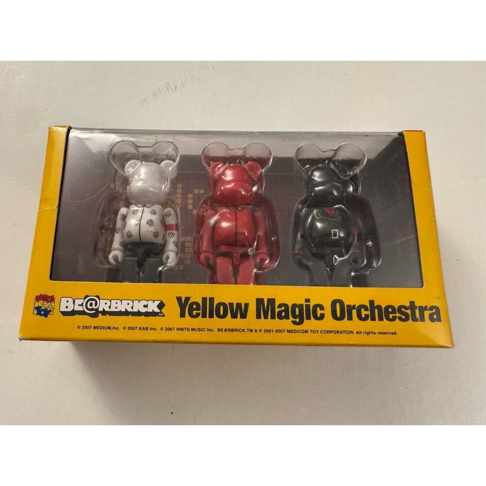 Medicom Toy Box Set Bearbrick WE ARE YELLOW MAGIC ORCHESTRA Be@rbrick New DP1